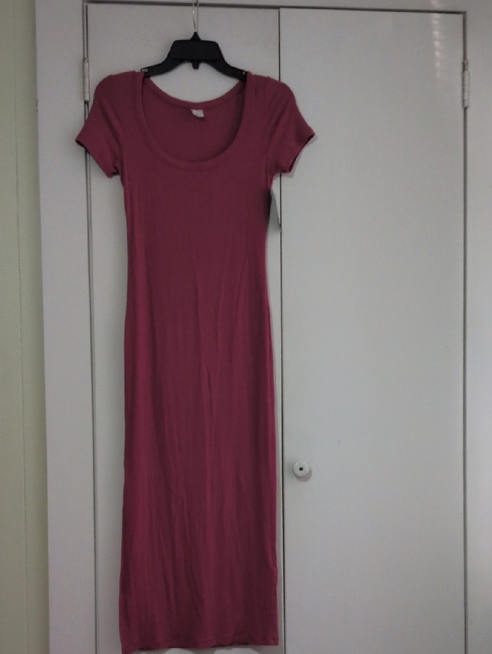 Melrose and Market Scoop Neck Maxi Dress in Dusty Rose